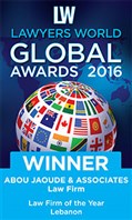 AJA wins <em>Best Law Firm of the Year</em> by Lawyers World Magazine