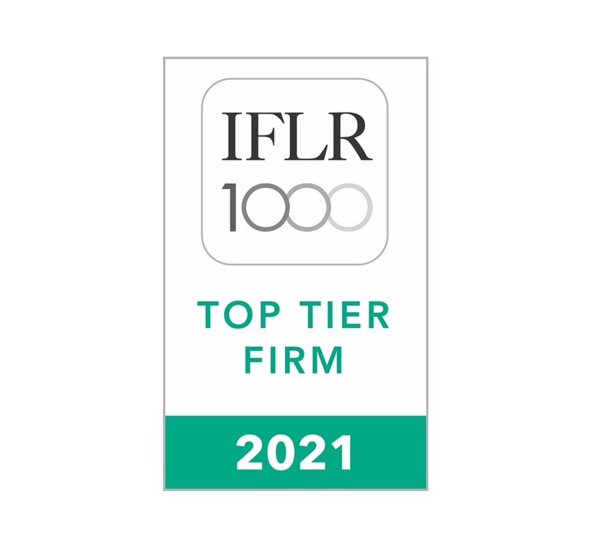 AJA ranked as a Top Tier Firm by IFLR1000