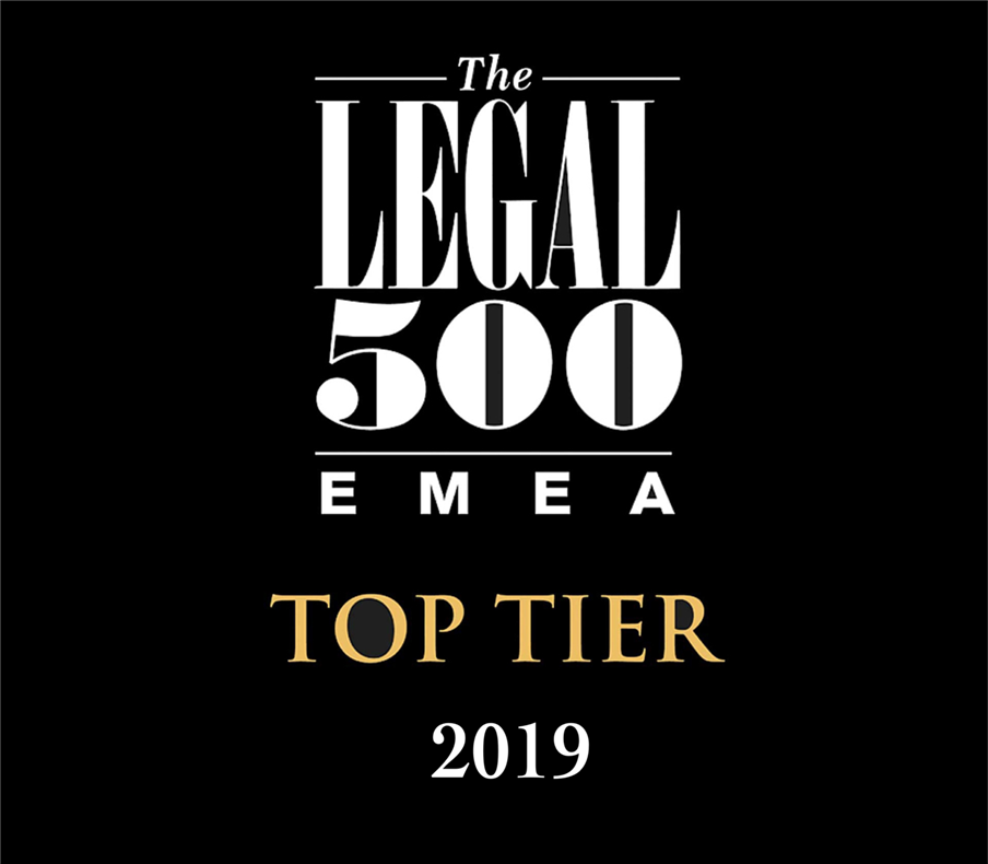 AJA ranked as a Top Tier Firm by The Legal 500