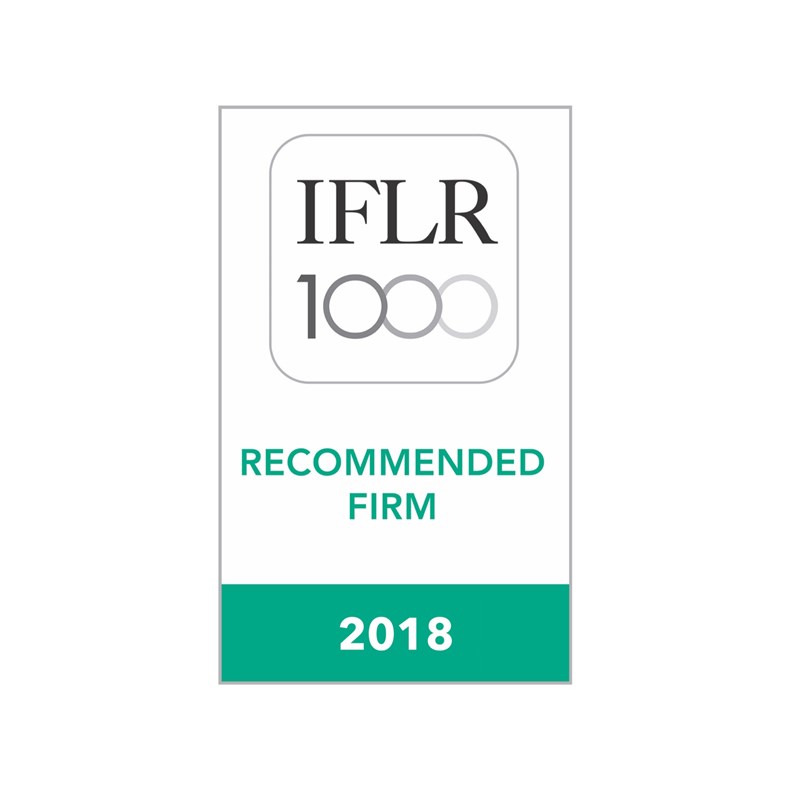 AJA ranked as a Recommended Firm by IFLR1000